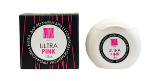VILMY Професійна нитка для розмітки брів ULTRA PINK,15 м 9848 фото