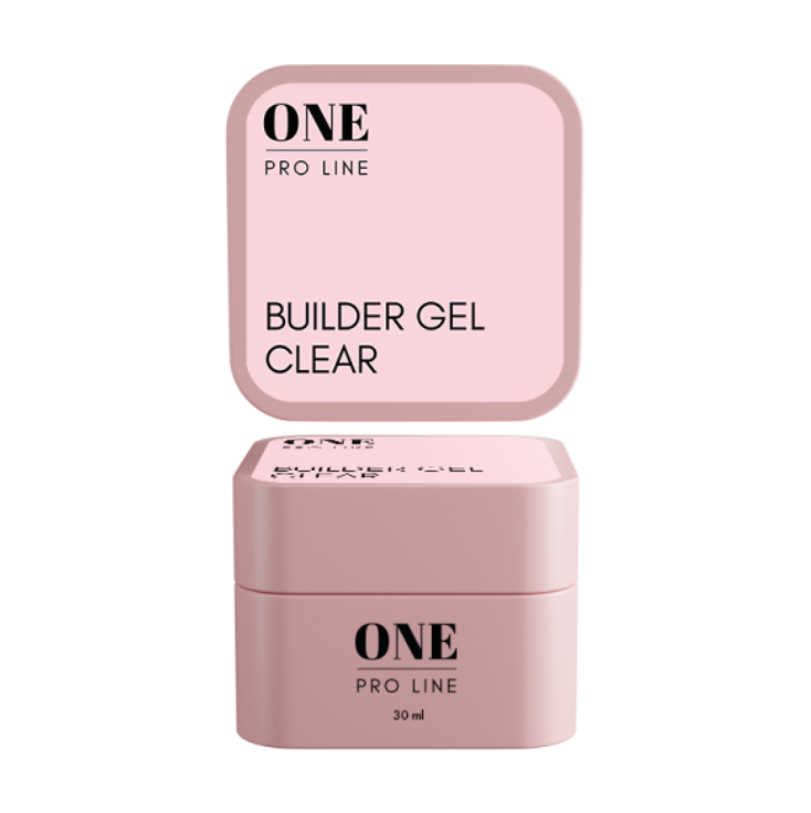 ONE PRO LINE Гель для нарощування Clear 30 мл. 00-00034530 фото
