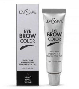 LeviSsime lash Color Negro Black №01 фарба для брів 15мл. 00-00087526 фото