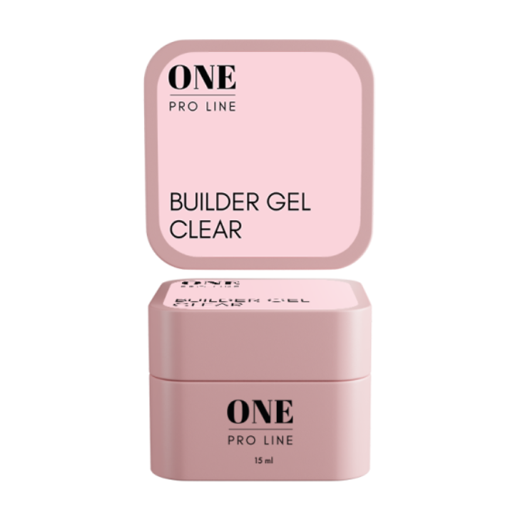 ONE PRO LINE Гель для нарощування Clear 15 мл. 00-00034535 фото