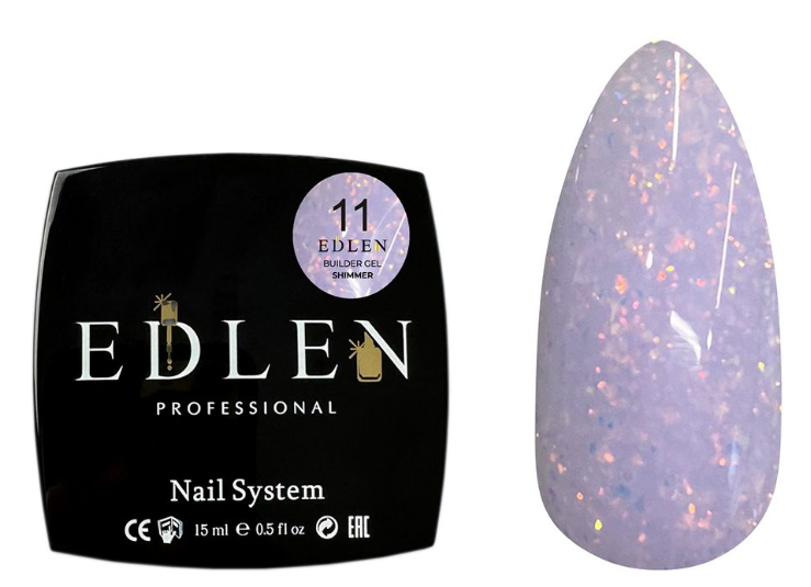 EDLEN Builder Gel Shimmer №11 15ml. 61110 фото