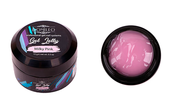 Komilfo Gel Jelly УФ LED Гель Желе Milky Pink 15g 00-00063637 фото