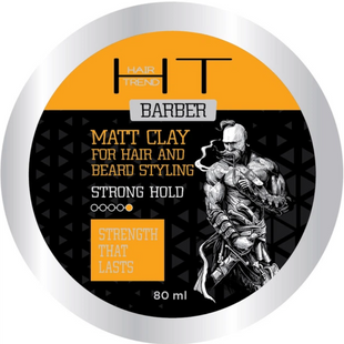 Hair Trend Матуюча глина для укладання волосся иа бороди 80ml. 00-00074959 фото