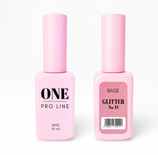 ONE PRO LINE Base Glitter №11 10 мл. 320111 фото