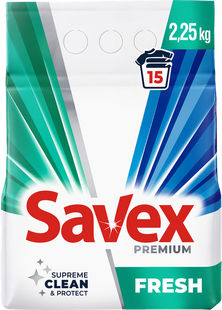 SAVEX PREMIUM порошок для прання fresh 2,25 кг 00-00046226 фото