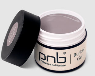 PNB Моделюючий гель Builder Gel Grey Mist 15 мл. 00-902 фото