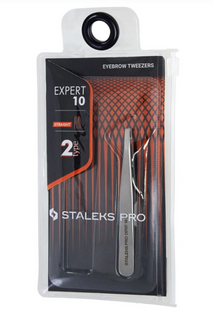 Пінцет для брів Staleks pro expert 10/ 2 00-00047603 фото