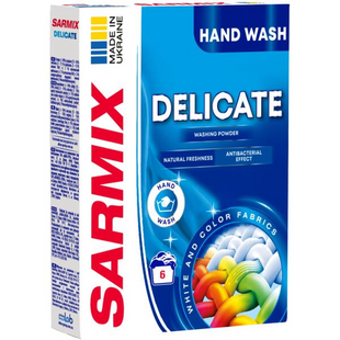 Sarmix Delicate Hand wash порошок для ручного прання 300г. 147856 фото