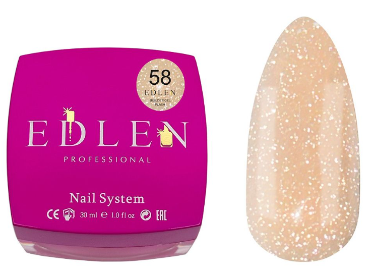 EDLEN Builder Gel №58 30ml. 36262 фото
