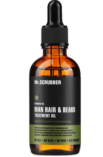 Mr.Scrubber Cannabis Oil Man Hair&Beard олія для росту волосся 50мл. 00-00081893 фото