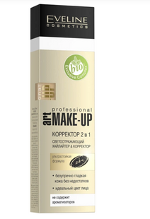 Коректор для обличчя Eveline Cosm. Art Scenic Prof. Make-up Concealer 2іn1 рідкий з апл. №04 7 мл. 00-00003426  фото