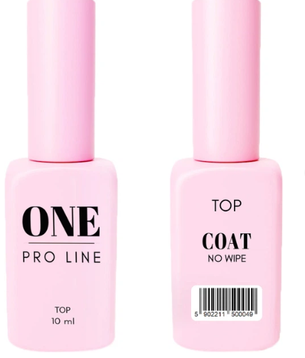 ONE PRO LINE Top для гель-лаку Coat 10 мл. 00-00034540 фото