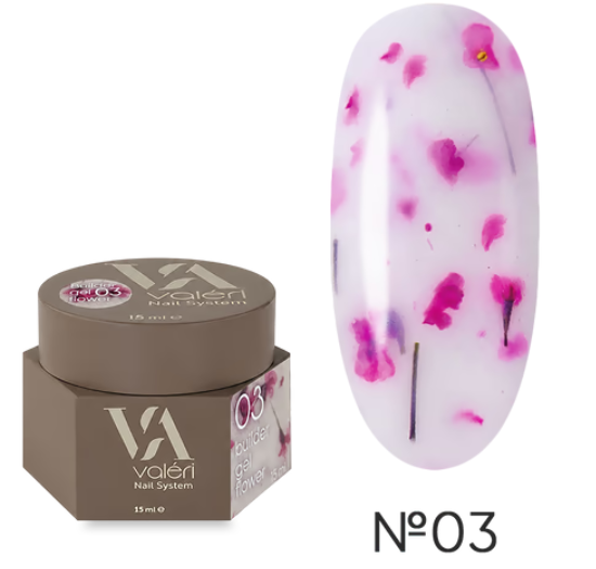 Valeri Builder Gel Flower №03 15ml 00-00093560 фото