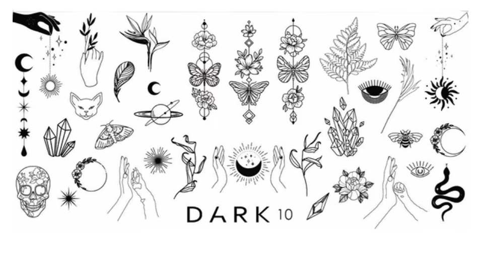 DARK платина для стемпінгу 10 dsp10 фото