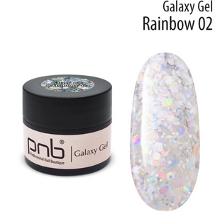 PNB Гель для дизайну нігтів UV/LED Galaxy Gel №02 5 мл. 00-00013121 фото