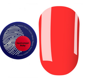 TOUCH Builder gel Liquid Polygel Ruby 15 ml ART 55060 фото