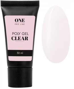 ONE PRO LINE Poly Gel Clear 30 мл. 00-00062902 фото