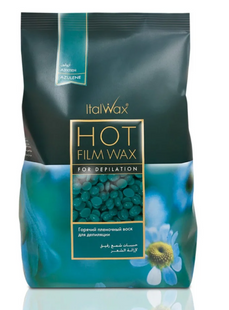 Горячий пленочний воск для депіляції Italwax Азулен 500g 00-00028459 фото