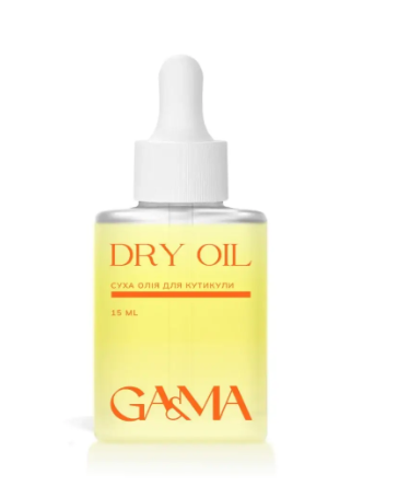 GAMA Dry Oil суха олія для кутикули "Ефект шовку" Папайя 15мл. 00-00085104 фото