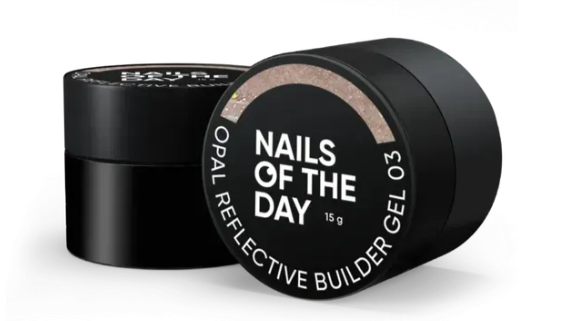 Nails of The Day Opal Reflective Builder Gel №03 15г. 43-9887 фото